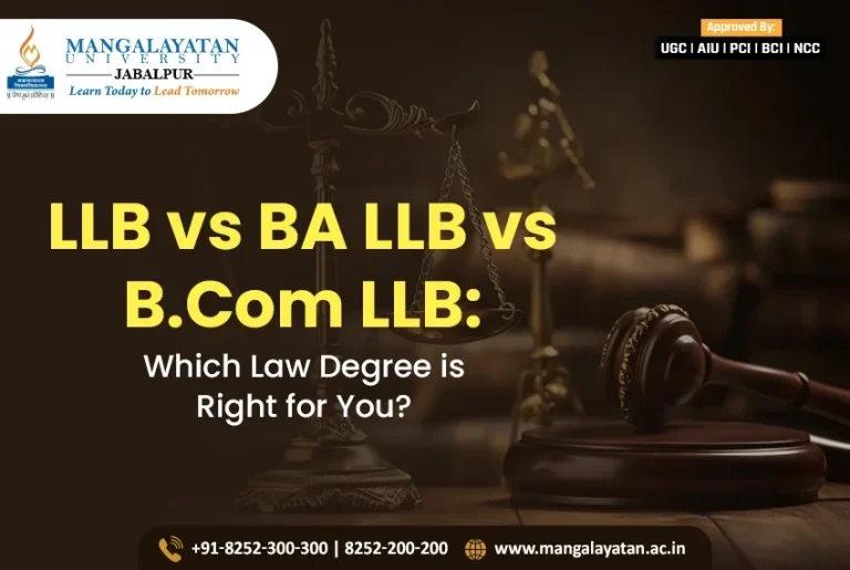LLB vs BA LLB vs B.Com LLB: Which Law Degree is Right for You?