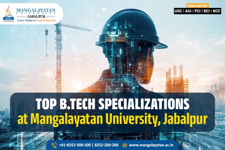 Top B.Tech Specializations at Mangalayatan University, Jabalpur