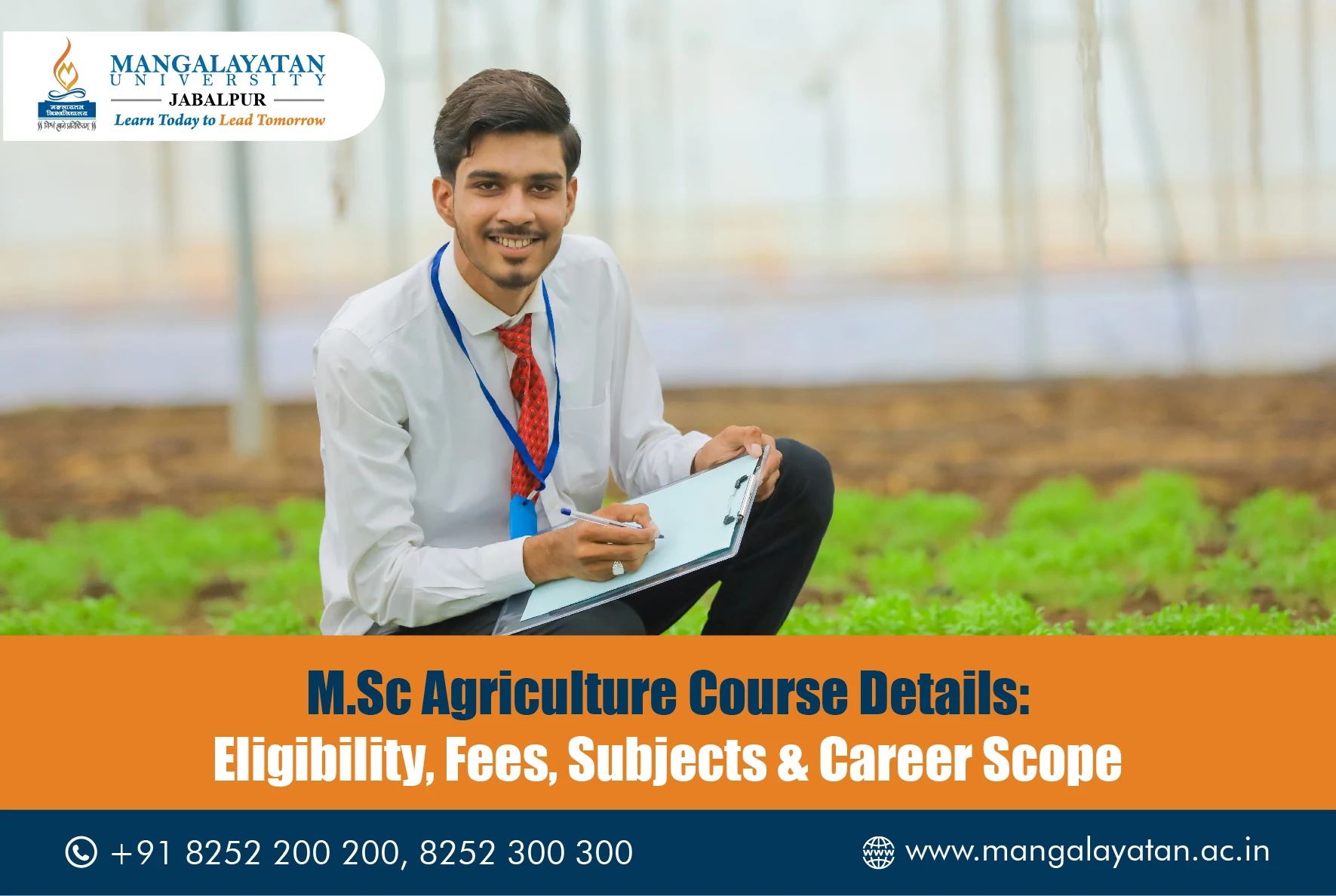 M.Sc Agriculture Course Details